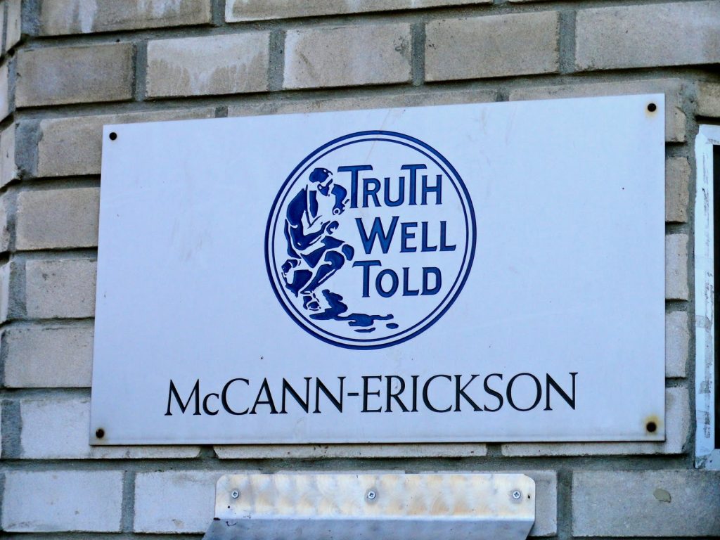 McCann erickson plaque